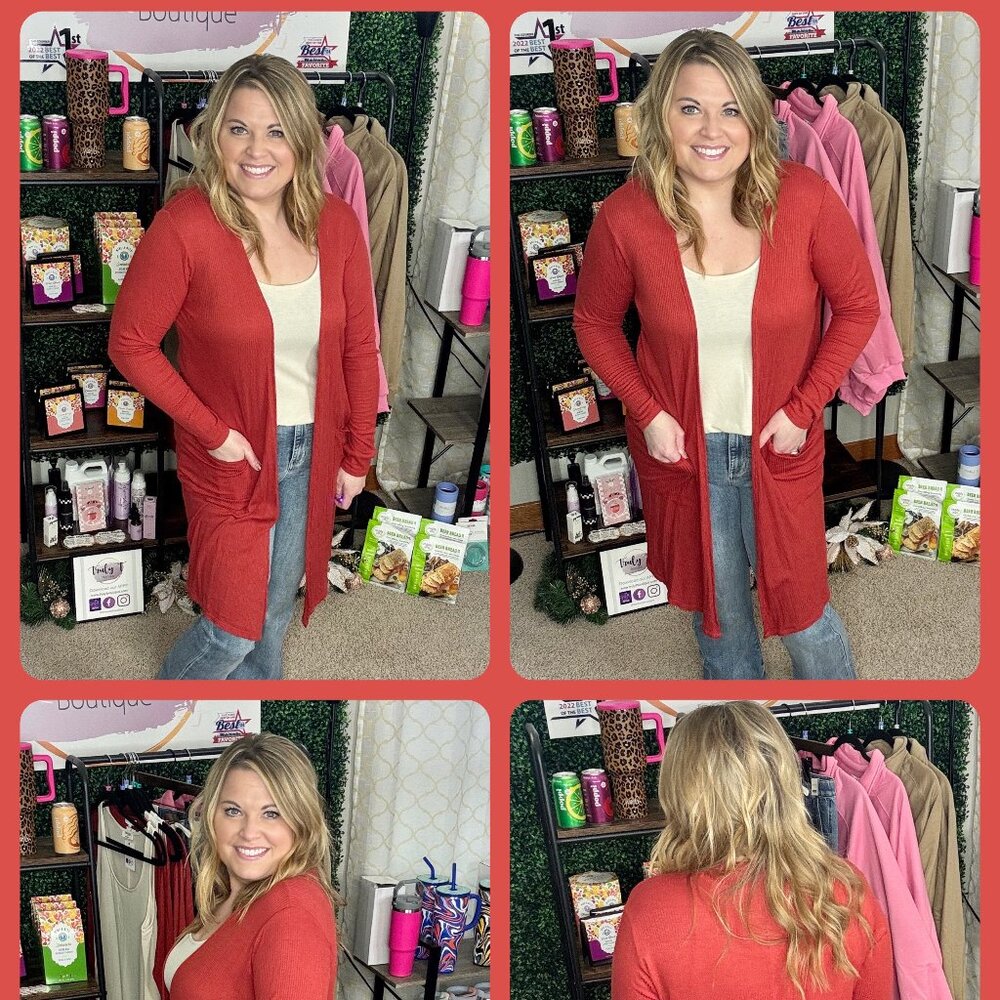 Blakeley- Rust Sierra Cardigan